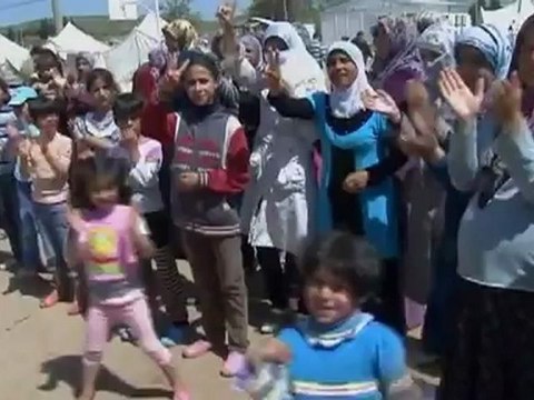 Syrian refugees protest in Turkey