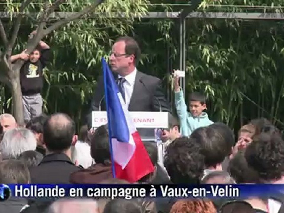 A Vaulx-en-Velin, Hollande en appelle aux abstentionnistes