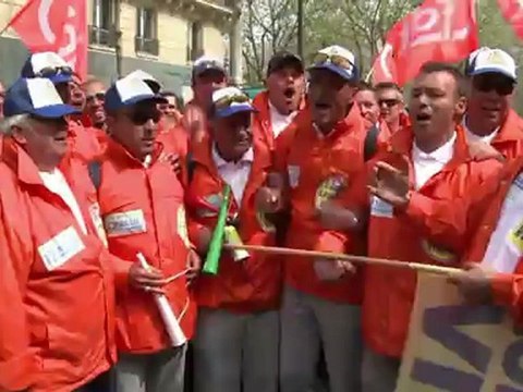 Les marcheurs d'ArcelorMittal sont arrivés à Paris