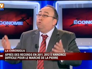 Le marché immobilier s'annonce en forte baisse en 2012