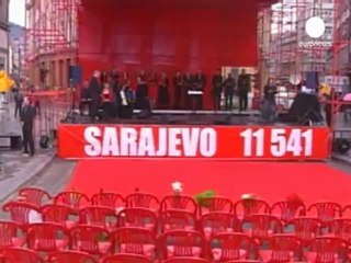Vent'anni dopo Sarajevo ricorda l'assedio con 11.541...