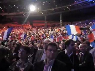 Meeting Nicolas Sarkozy à Caen - NS2012 (extrait - ambiance avant l'arrivée)