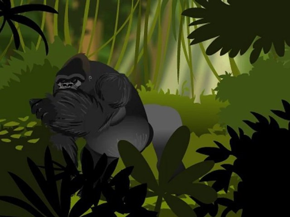 gorille animation flash