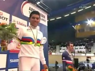 UCI Track Cicling 2011 - Point Race 40 Km - Edwin Ávila (Colombia)