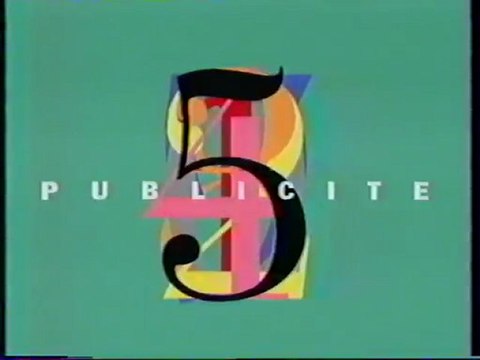 Page De Publicité Janvier 1992 LA CINQ