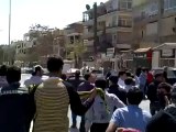 فري برس حلب سيف الدولة مظاهرة و اطلاق نار عليها 6 4 2012 ج4