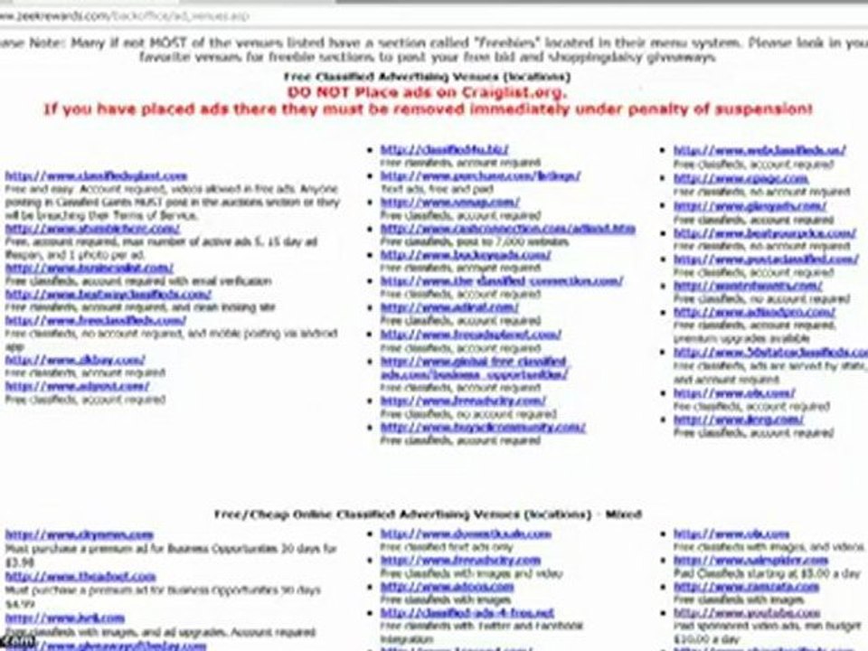 ZEEKREWARDS OTRA FORMA DE COMO COLOCAR EL ANUNCIO