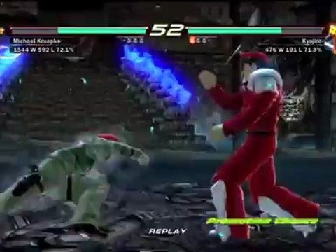 Tekken 6 Ranked Match Jin vs Baek Doo San