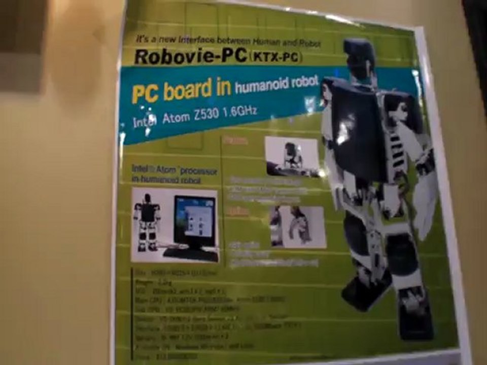 Vstone Robovie robot at CES 2011