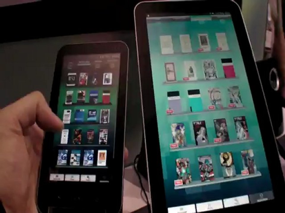 Sharp Galapagos 3D Android Phone and e-Reader Tablets