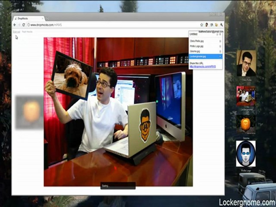 Share Photos with DropMocks