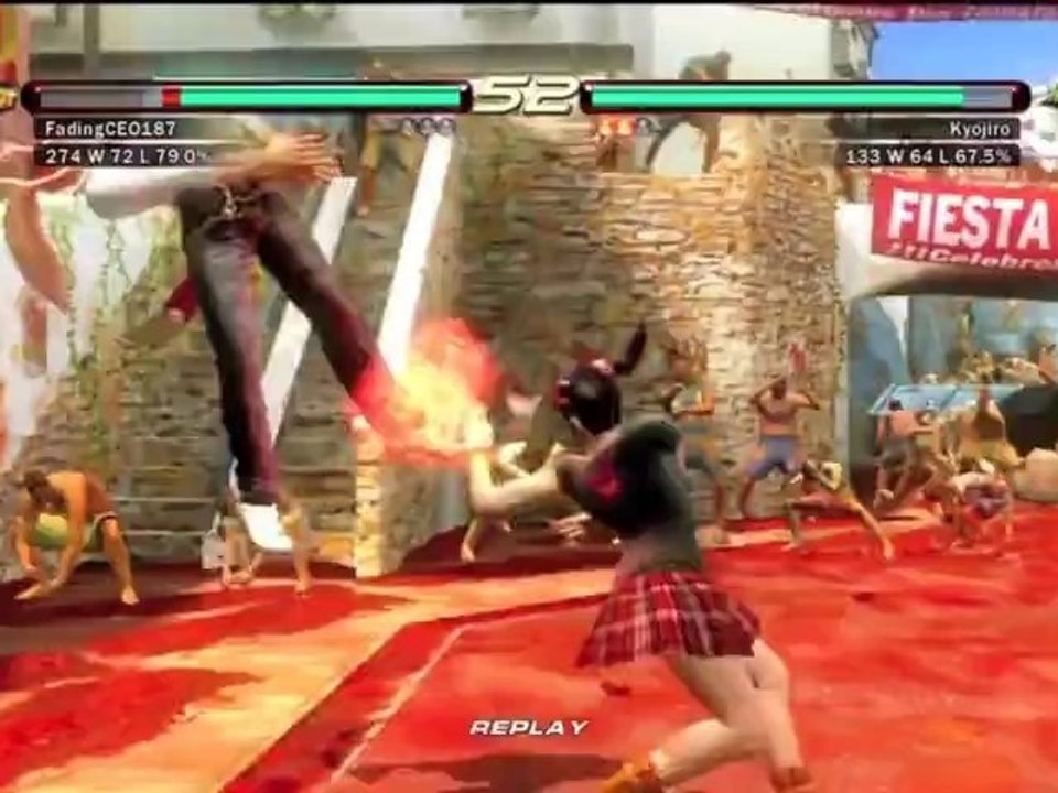 Tekken 6 Ranked Match Ling Xiaoyu vs Zafina