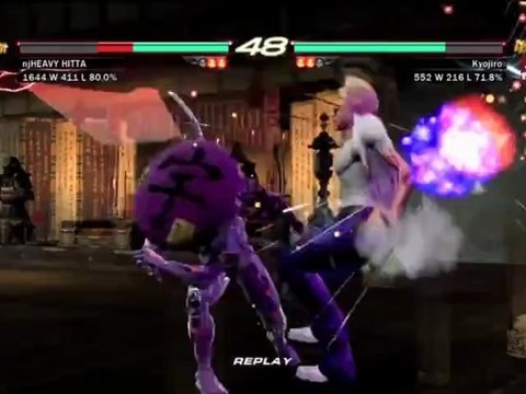 Tekken 6 Ranked Match Yoshimitsu﻿ vs Steve