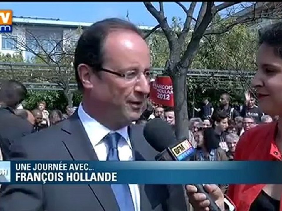 Présidentielle : une journée avec François Hollande