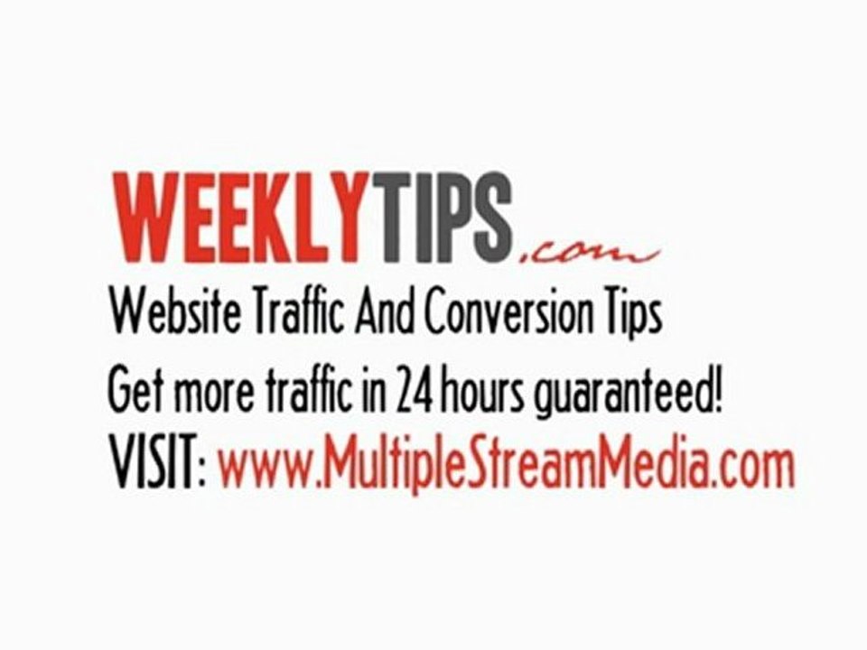 Multiple Stream Media_ Website Traffic And Conversion Tips. Abundance Mentality