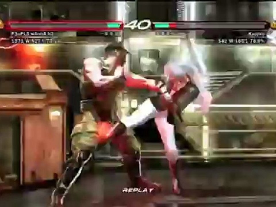 Tekken 6 Ranked Match Dragunov vs Nina