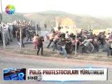 Kocaeli Üniversitesinde polis protestocuları yürütmedi - 06 nisan 2012