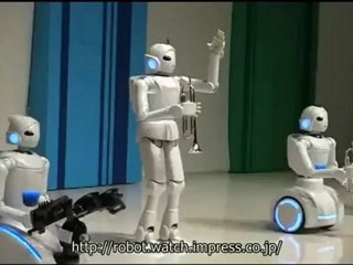 İnsansı robotlar ile orkestra