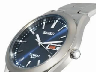 Seiko SGG709 Titanium Bracelet Watch