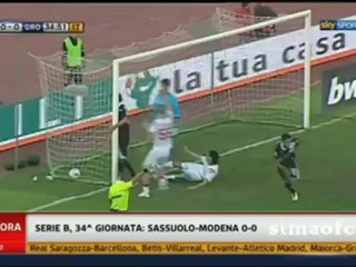 Highlights Bari - Grosseto 1-1 (Serie B) 06/04/2012