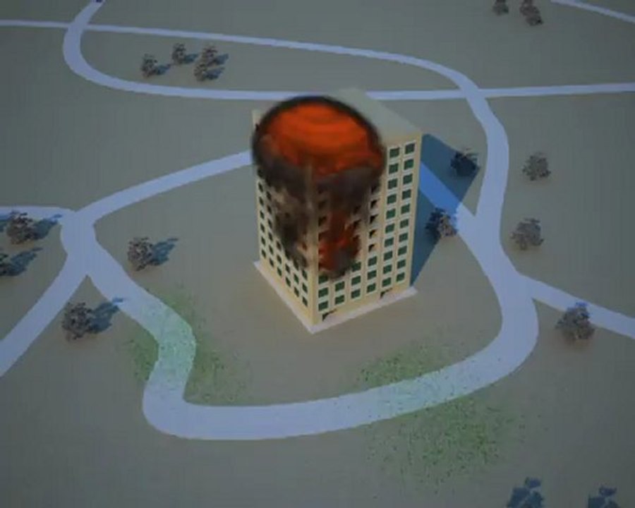 Edificio en Llamas