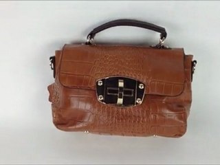 Leather Satchel Handbag