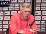 PSG OM : La conférence de presse de Carlo Ancelotti