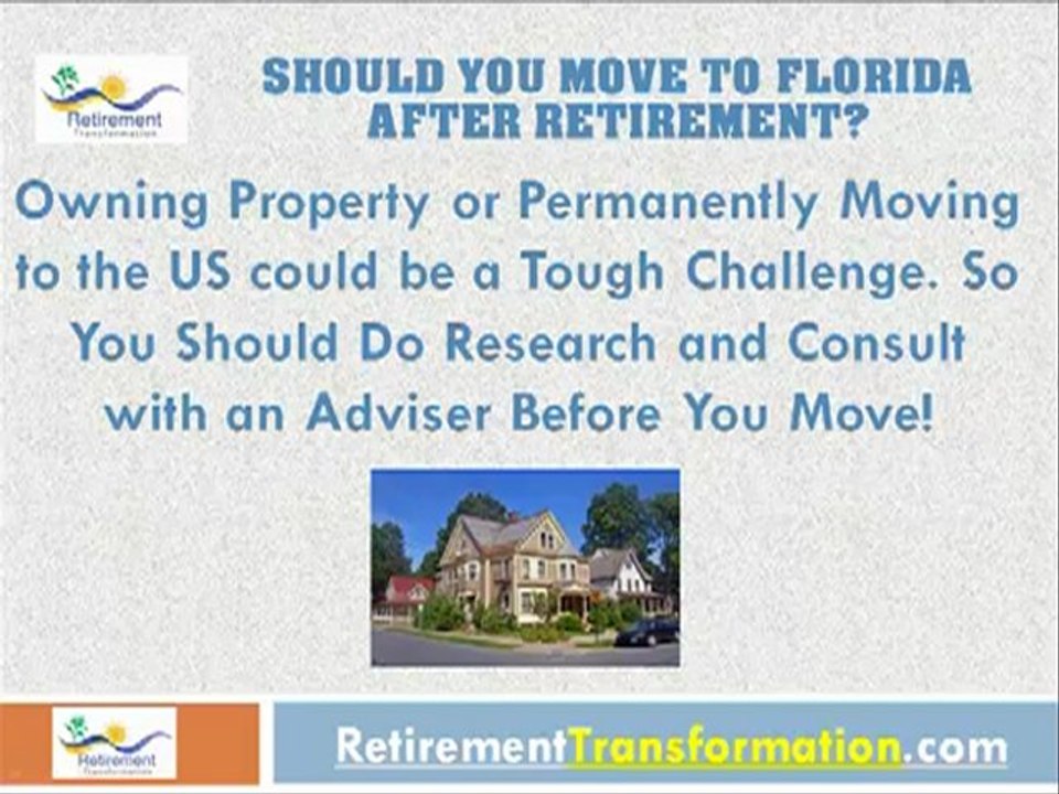 Why You Should Not Move to Florida after Retirement?