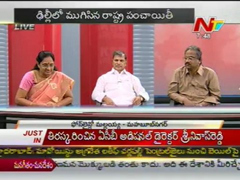 Live show with KSR - YSR Cong Vasireddy Padma - Tulasi Reddy - TDP Jakarta Reddy-01