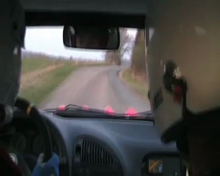 ES 6 - Rallye de Franche-Comté 2012 (David BROT/Morgan DROZ-BARTHOLET Saxo N2)