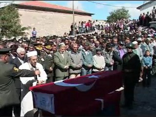 Aksaray'da şehit Ecevit Altan Dikmen Köyünde toprağa verildi