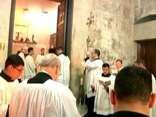 Christians light candles ahead of Easter