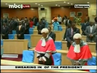 Banda sworn in as president of Malawi