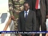 Arrivée à Bamako de Traoré, futur président intérimaire du Mali