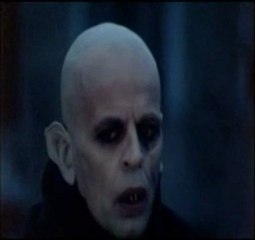 Kinski at shooting of _Nosferatu_