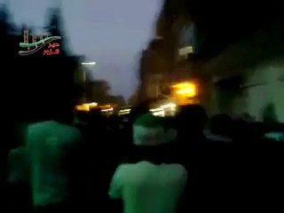فري برس  دير الزور مسائية حي الحميدية 7 4 2012