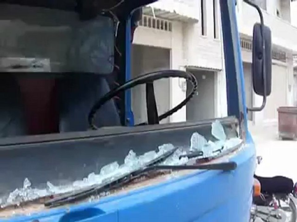 فري برس ريف حماه المحتل تخريب آليات المواطنين الآمنين طيبة الإمام  7 4 2012