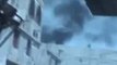 فري برس حمص حي الربيع العربي تصاعد الأعمدة نتيجة القصف 7 4 2012