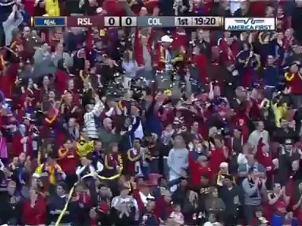 Real Salt Lake 1-0 Colorado Rapids Goal Alvaro Saborio