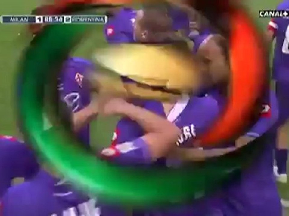 AC Milan  VS  Fiorentina 1-2 Highlights.
