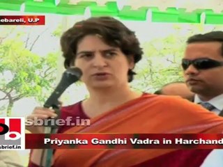 Priyanka Gandhi in Harchandpur (Raebareli) Leaders should respect the feelings of the people