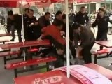 Chinese knifeman tackled after seizing hostage