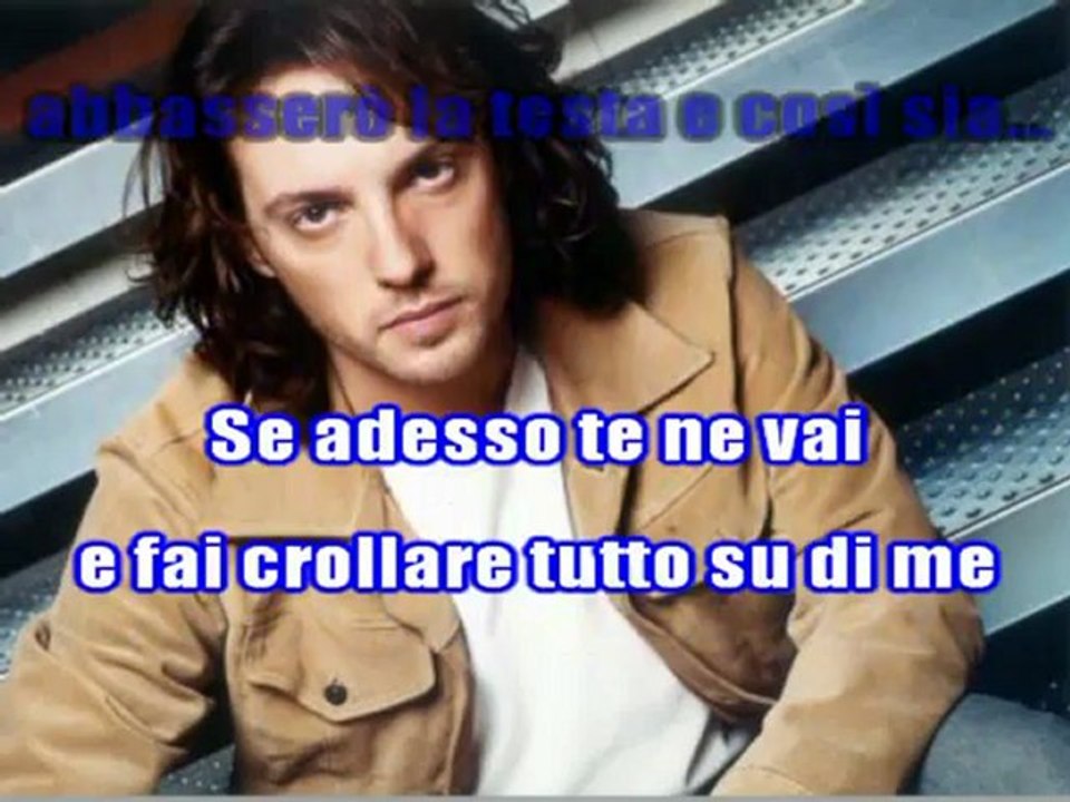 Massimo Di Cataldo - Se adesso te ne vai karaoke