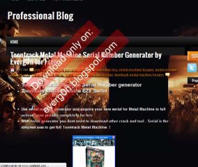 Toontrack Metal Machine Serial Number ( NO CRACK ) by Everg0n