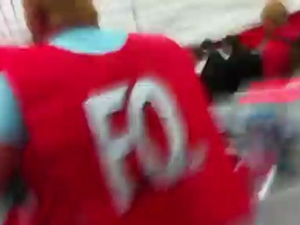 manif pour les retraites dans darty 2010