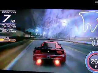 Ridge Racer PS Vita - Sunset Heights Track Gameplay