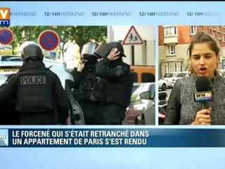 Le forcené retranché dans un appartement parisien s'est rendu