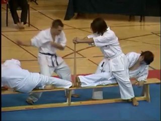 DEMO OF CROATIAN KYOKUSHIN KARATE .avi