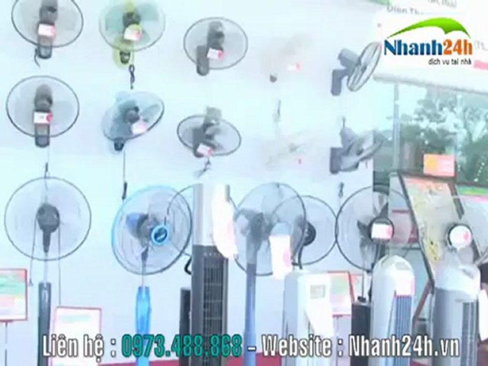 Quạt phun sương , Quạt tích điện giảm nhiệt cho mùa hè oi bức - Nhanh24h.vn