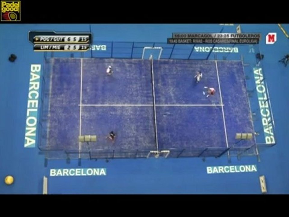 Camara Cenital Campeonato Mundo por parejas Open Pádel Barcelona 2012 Padelgood
